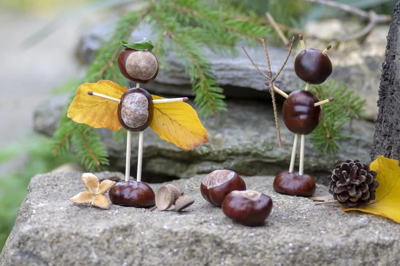 Jak zrobić ludziki z kasztanów? Kreatywne jesienne dekoracje