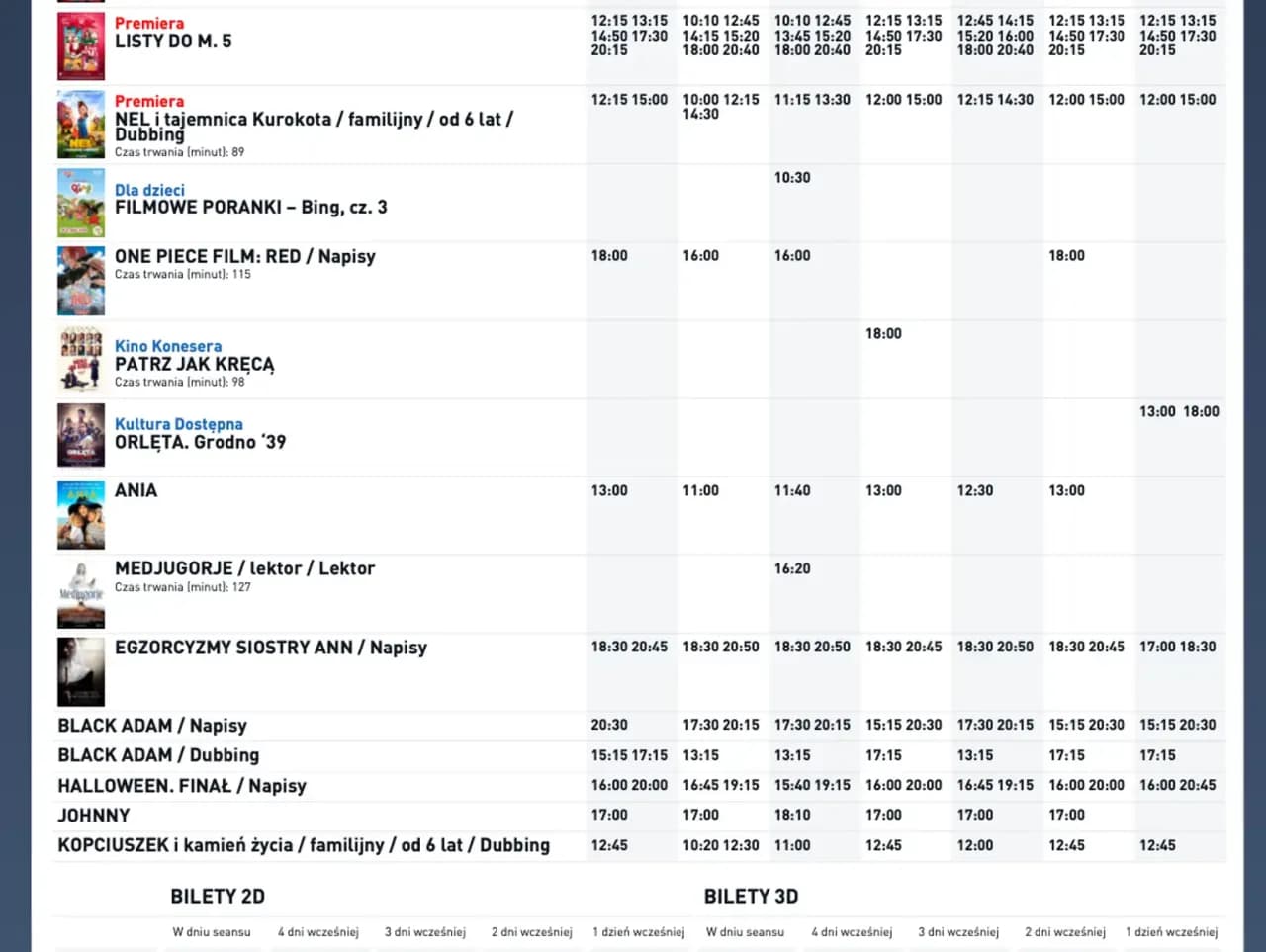 Kino Helios Rzeszów - repertuar i promocje na czerwiec