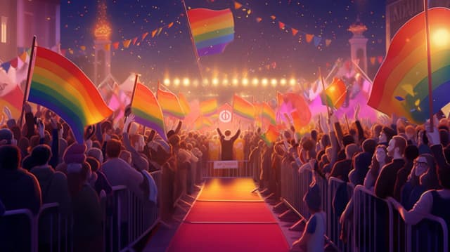 Protesty i polityka na berlińskiej nocy otwarcia