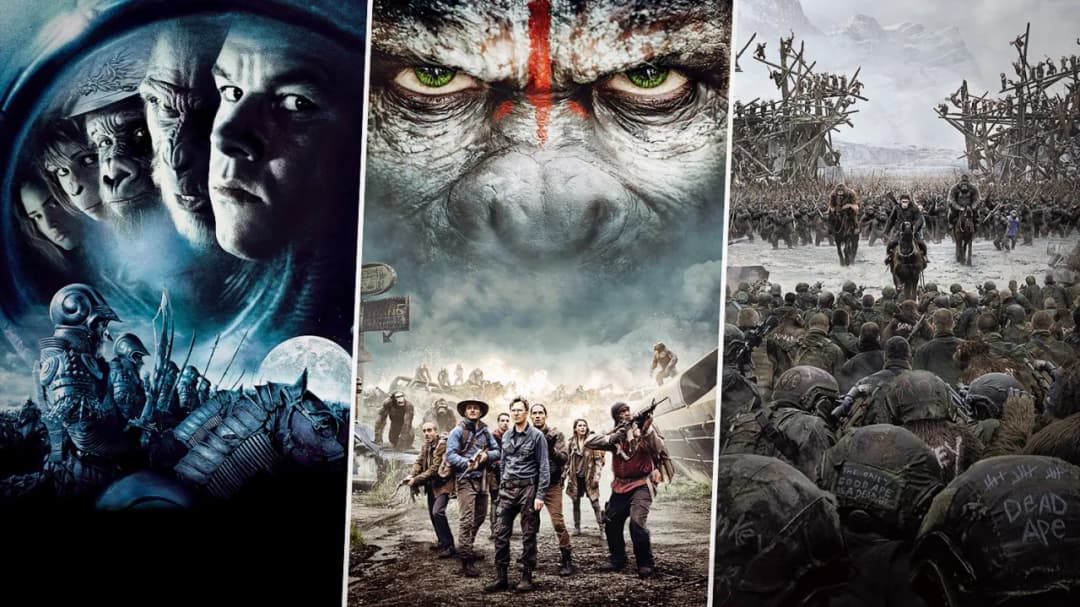 Kompletna lista wszystkich części Planety Małp w kolejności chronologicznej