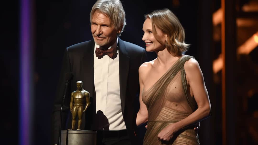 Harrison ford wzruszony podczas odbierania honoru za całokształt pracy na Critics Choice Awards